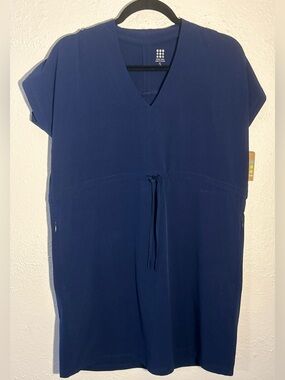 Title Nine Aero Tech Athletic Dress Navy Blue Size S NWT